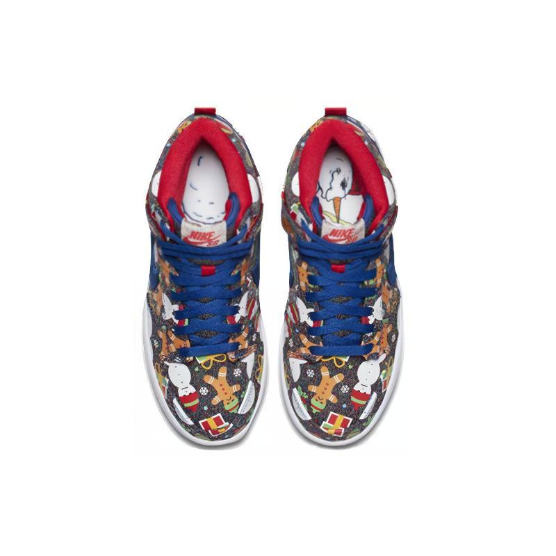 Nike SB Dunk High Concepts Ugly Christmas Sweater 2017 PS Sneakers AO1559-446