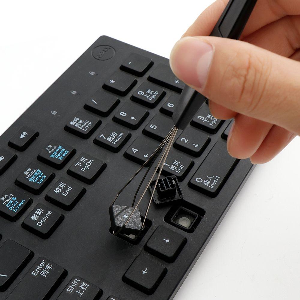 New Mechanical Simple Cleaning Tool Key Cap Puller Keyboard Remover Metal