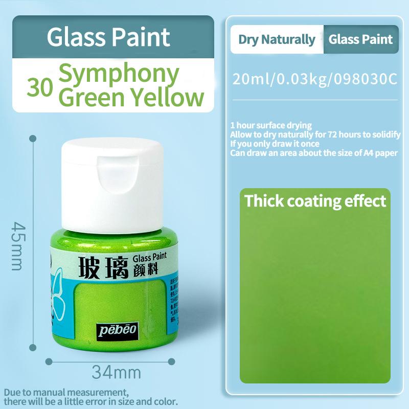 Waterproof Glass Paint 20/25ml Sun-Resistant Acrylic Paints For Artist Drawing Painting Pigment Hand Painted Glass Paint DIY