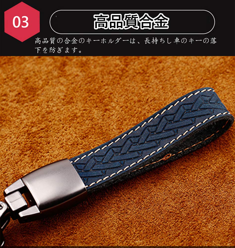 Kakash Toyota Cowhide Leather Smart Key Case Key Cover Key Cover Protective Case Dirt