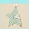 Baby Plush Soothing Blanket With Star Shape And Teething Grip For Sleep Aid