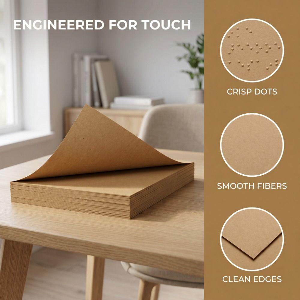 Thick Paper Braille Paper Standard Size Writing Paper Braille Writing Paper School Use