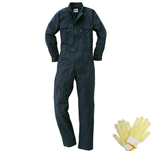

Рабочая одежда Musashino Uniform Kurodaruma с длинным рукавом, 49058, 100% хлопок, для круглогодичного использования, мужская, удобная для движения, все сезоны, 014-49058-GU (Л, Су