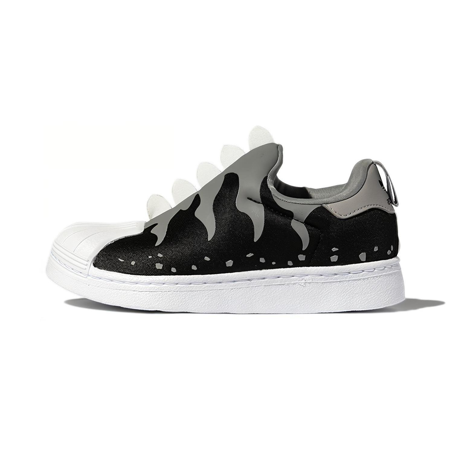 Adidas Originals SUPERSTAR 360 Casual Abrasion Resistant Abrasion Resistant Low top Skateboard Shoes Black GX3265 28