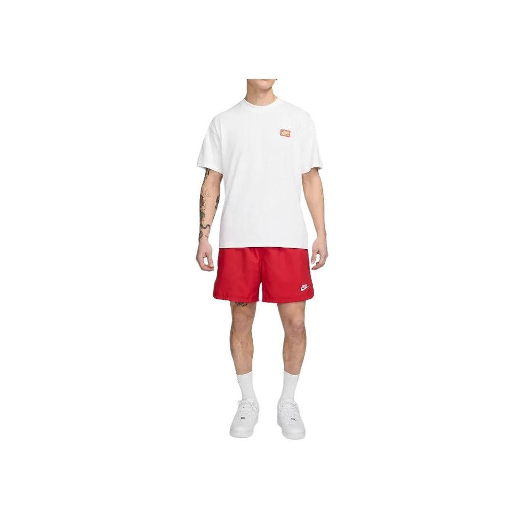 Nike Max90 Pattern Pullover Round Neck Short Sleeve T-Shirt Men T-Shirts White FV3721100