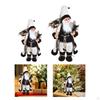 Santa Claus Doll Party Favors Christmas Handmade Cute Collectibles for Wall Decor Year Table