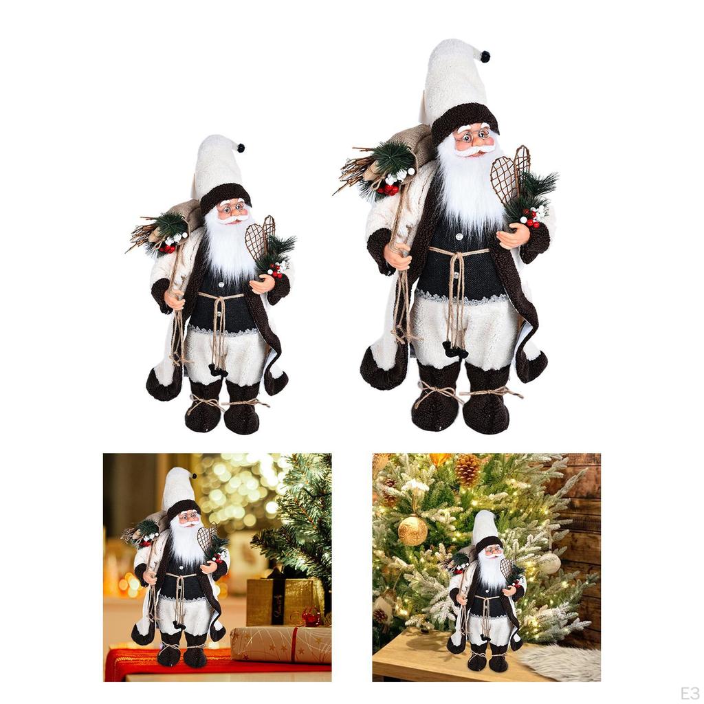 Santa Claus Doll Party Favors Christmas Handmade Cute Collectibles for Wall Decor Year Table