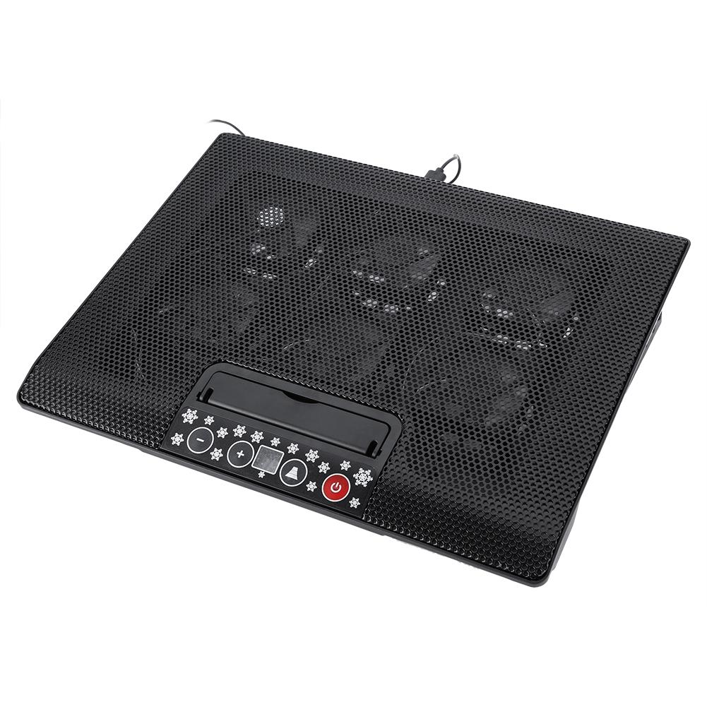 

Охлаждающая подставка для ноутбука с USB-разъемом, 6 вентиляторами, регулируемые угловые крепления, подставка для ноутбука 17 дюймов или ниже