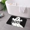 1PC Halloween BOO! Ghost Kitchen Rug Non-Slip Door Mat Pop Design Bathroom Rug Bath Mat Carpet for Home Sink Laundry Decor