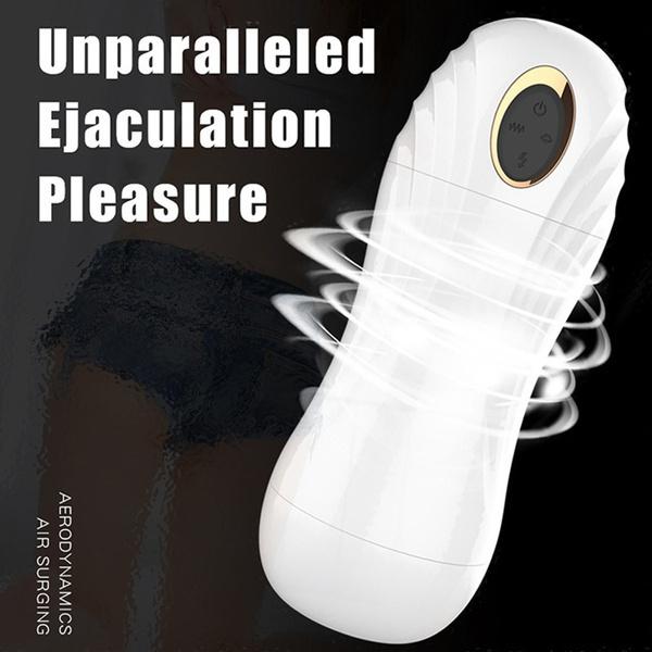Automatic Sucking Male Masturbator One Click Orgasm with 5 Suction & 10 Vibration Modes Real Vaginal Pussy Oral Sex Toys for Men