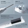 Soladey Rhythm 3 Sonic Electric Toothbrush, Pure White, Water-Only Brushing, USB Rechargeable, IPX5 Waterproof, Soft Ultra-Fine Bristles