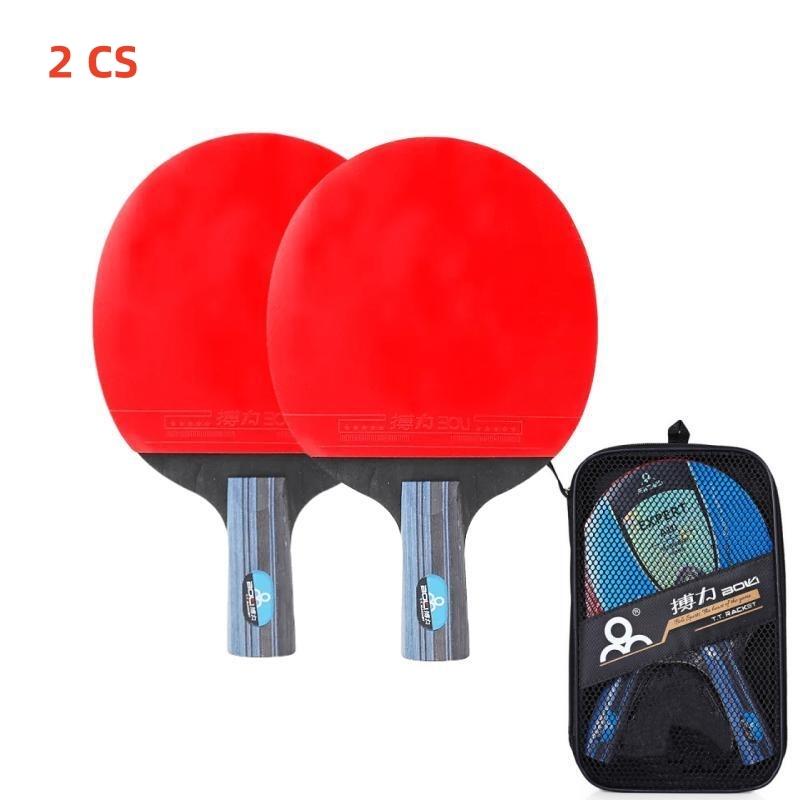 2 Raquetas de Tenis de Mesa para Principiantes Entrenamiento de Tenis de Mesa Goma de Puntos hacia Dentro Paletas de Ping Pong Raqueta