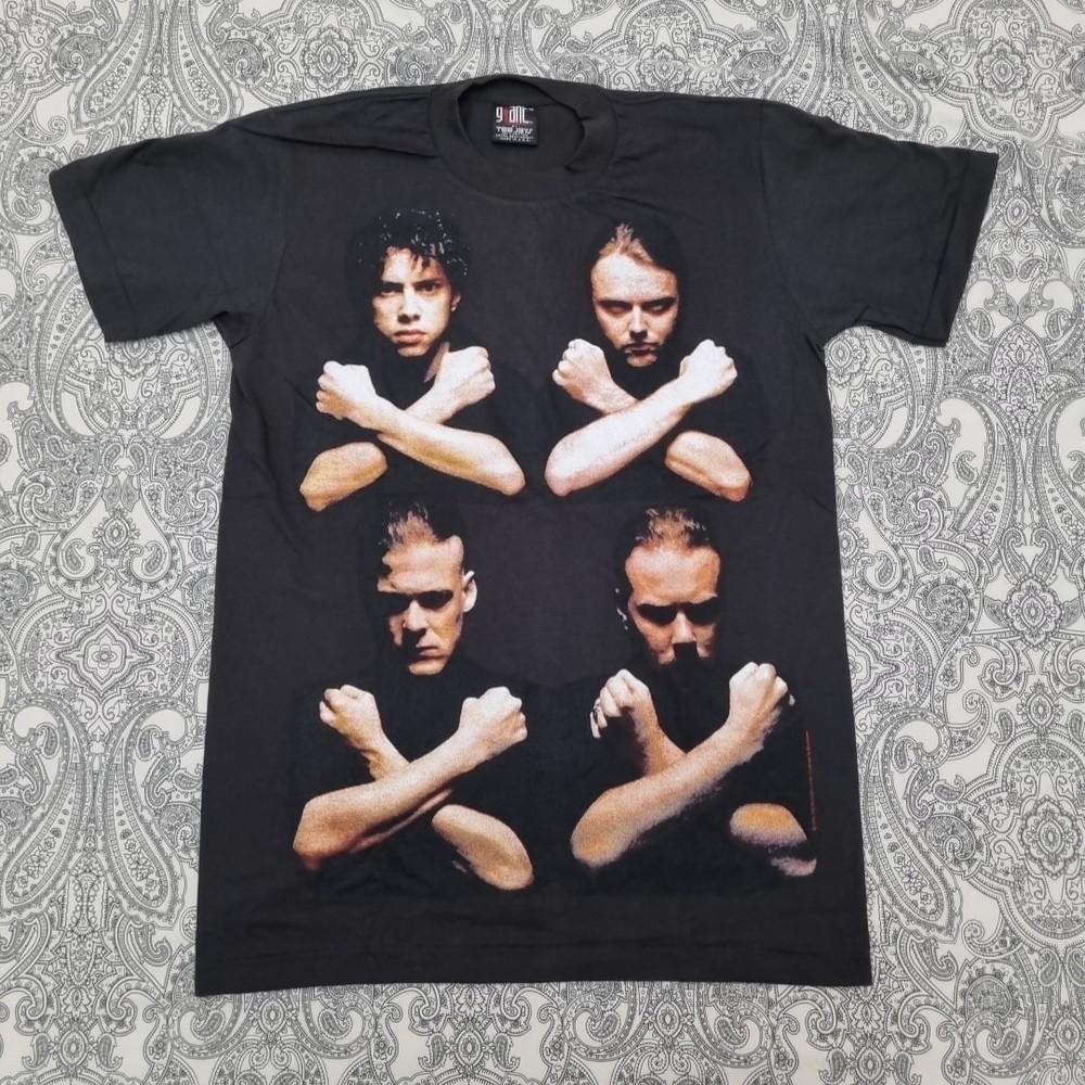 Metallica Narození Škola Smrt Metalová Kapela Tričko Velikost Střední Grafický Potisk 1992