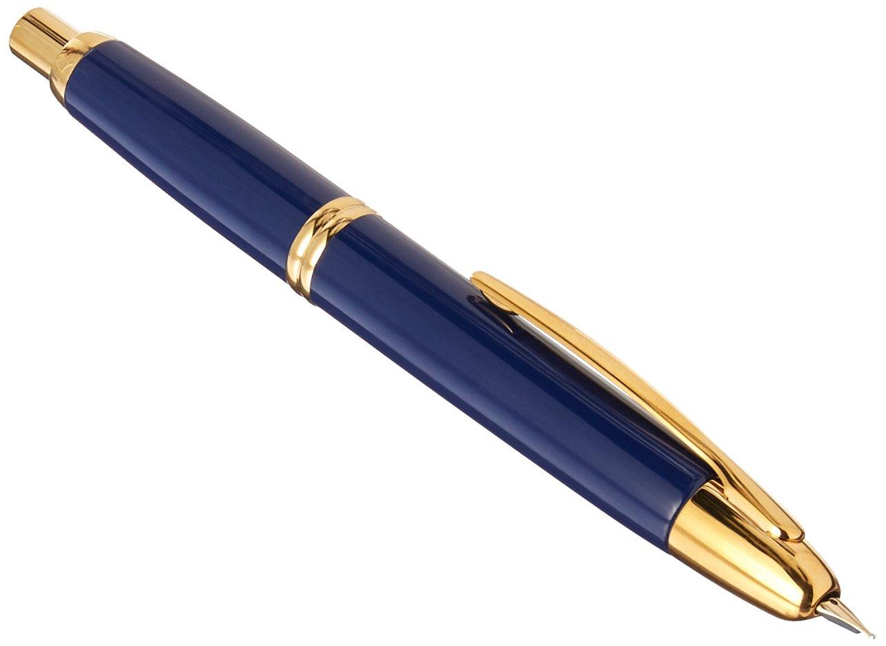PILOT Capless DL Fountain Dark FC15SRDLM Pen, Medium, Blue,