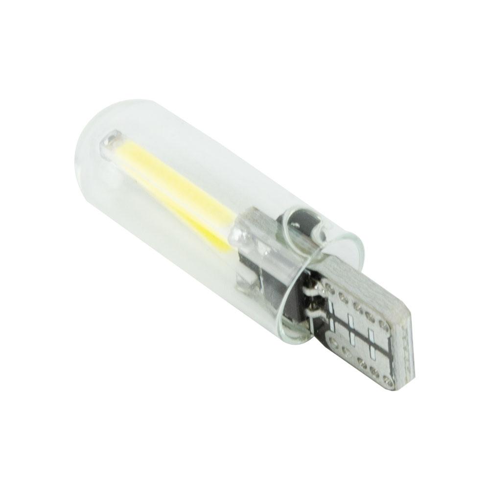2pcs 12V-24V COB, LED Car Truck Glass License Plate Light Bulb White &6500K