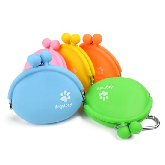 Yousheng Silicone Dog Treat Pouch Puppy Snack Bag Fanny Pack with Clip Portable Dog Food Carrier Holder for Outdoor Training