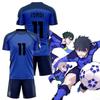 2026 Summer Anime Blue Lock Short Sleeve Set Futsal Football Pattern VL Replika T Shirt Sets Soccer Club Cosplay Unisex Jersey