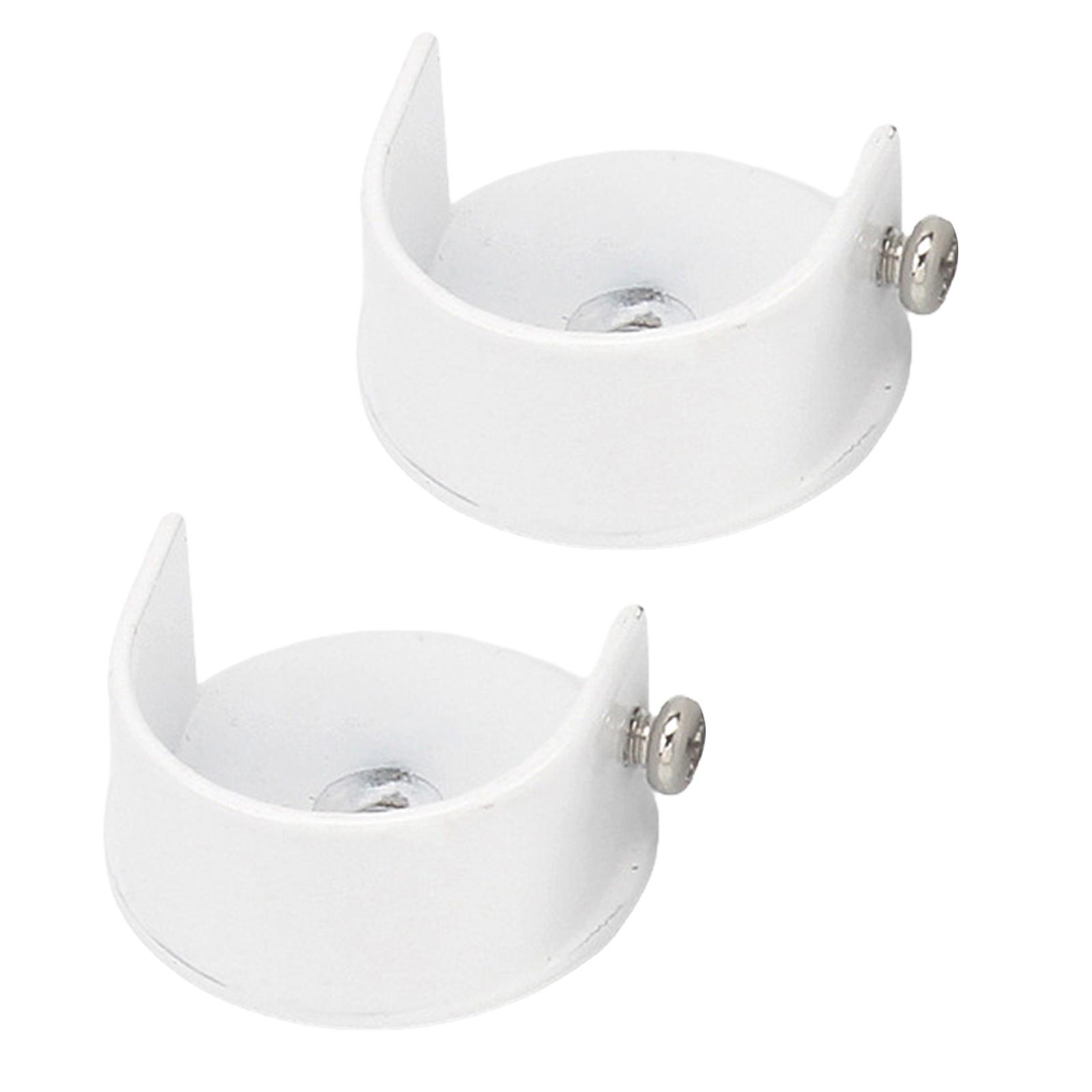 

Комплект кронштейнов для карниза для штор, настенное крепление, кронштейны для держателей штор для 28-миллиметровых штанг, современный дизайн, простая установка 5