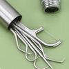 Stainless Steel Toothpick Set Tooth Flossing Reusable Portable Toothpick Floss Teeth Cleaner Sets Oral Cleaning Tool