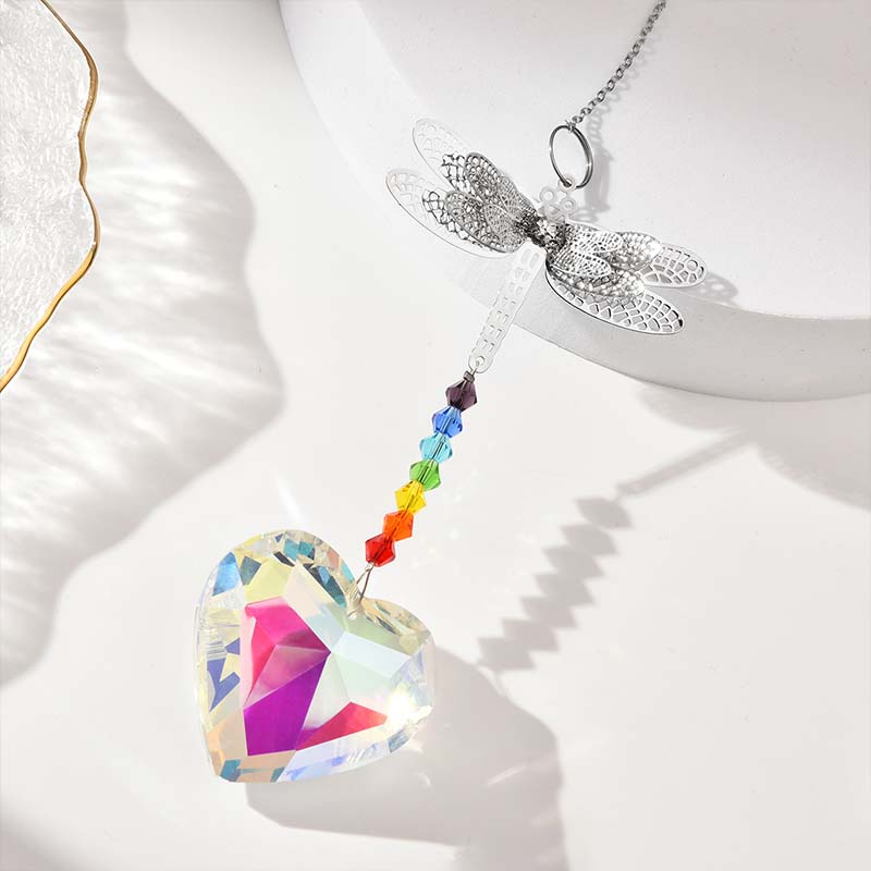 Crystal Sun Catchers Dragonfly Suncatchers Window Rainbow Maker Hanging Crystal Prisms Pendant Ornament Window Decoration