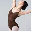 Maillot de Ballet con Tirantes para Mujer para Danza, Exámenes de Arte y Gimnasia de Adultos
