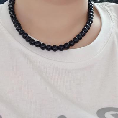 Light Luxury Niche Versatile Black Pearl Necklace Female Personality Versatile Simple Temperament Retro Collarbone Chain Premium Neck Chain