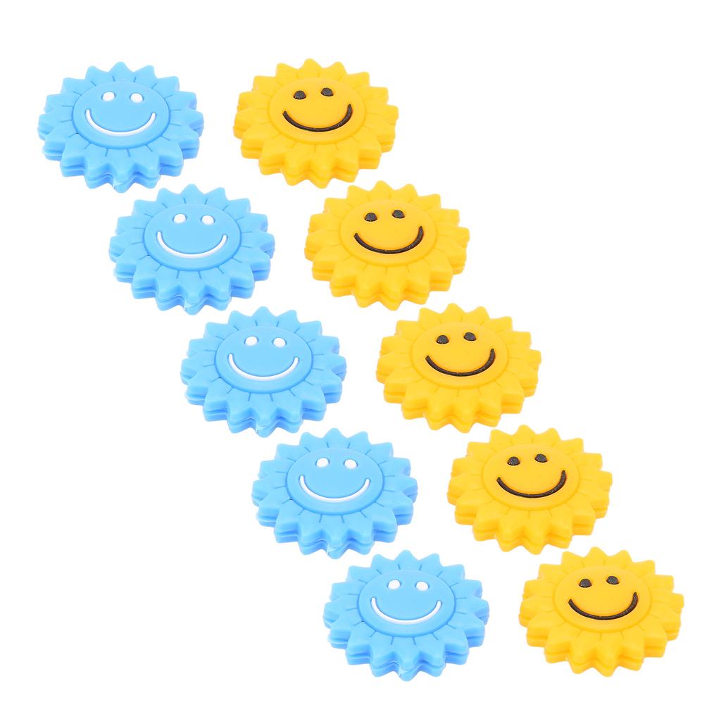 10Pcs Silicone Tennis Racket Vibration Dampeners Sunflower Tennis Racket Shock Absorber