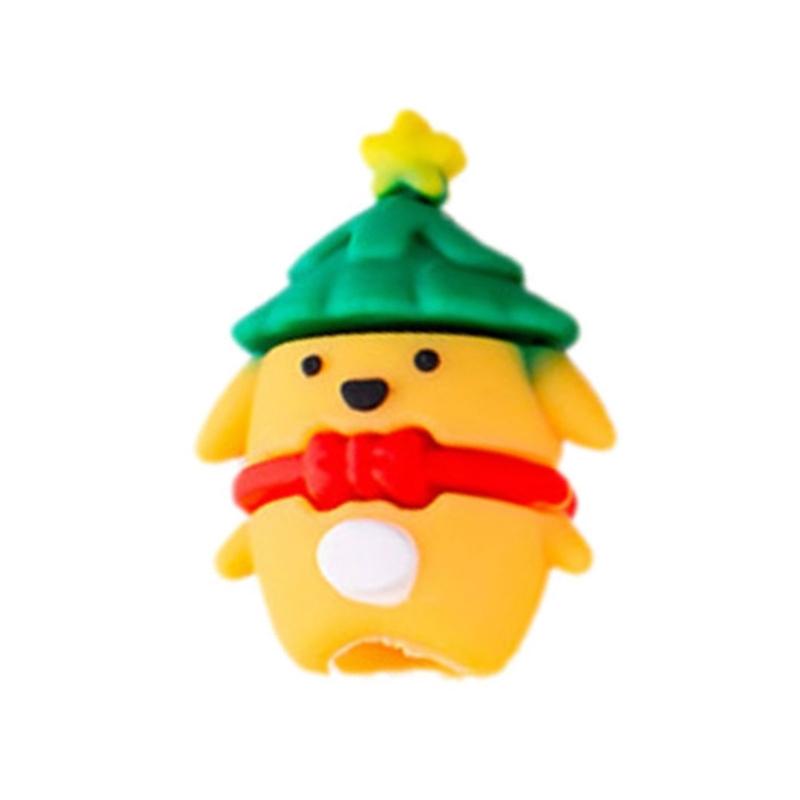 10Pcs Christmas Halloween Pencils Tip Caps Silicone Pencil Protectors for Children Students Adult and Professional