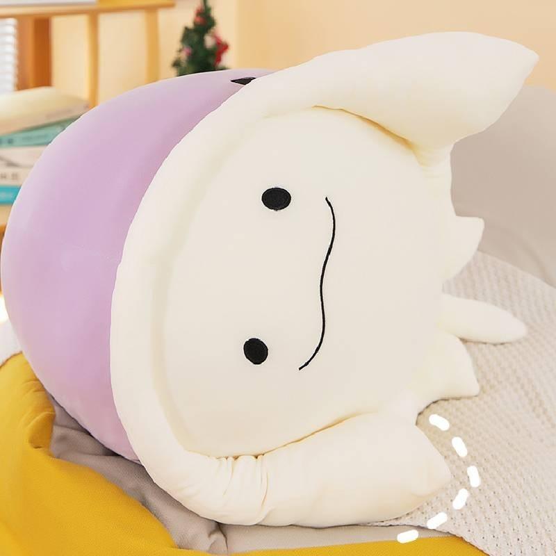 Adorable Plush Stingray Toy With Soft Pp Cotton And Cute Design Available In Blue And Purple