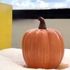 Halloween Led Light Starry Night Pumpkin Resin Decor With Creative Design For Party And Home Atmosphere