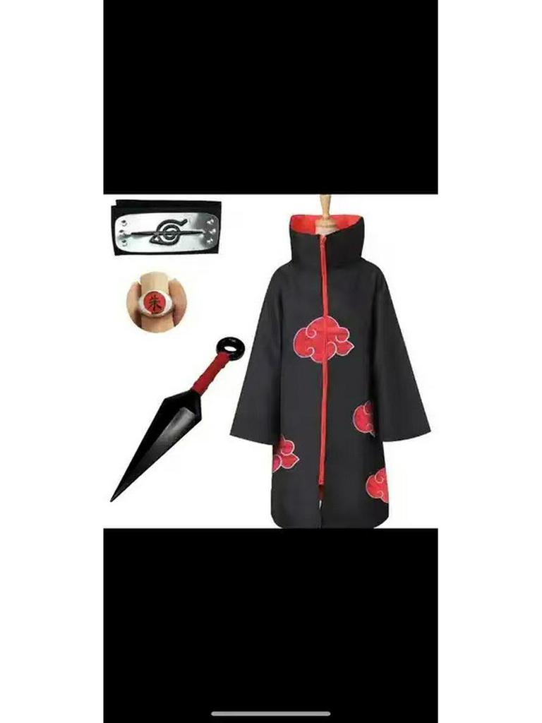 Manteau Akatsuki d'Uchiha Itachi - Produit Dérivé de l'Anime Naruto