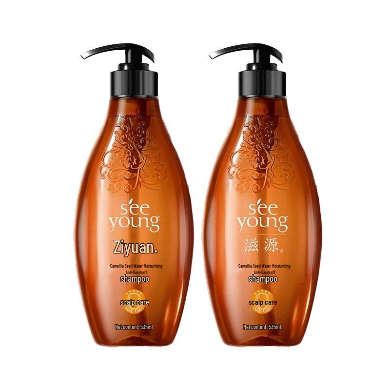 

Ziyuan Long-Lasting Fragrance Tea Seed Anti-Dandruff Shampoo (535ml, 2-Pack)