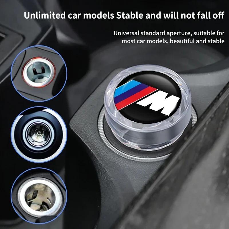 BAAJ1 Car Sticker For BMW Car Cigarette Lighter Dust Cover Power Socket Adapter Waterproof Cap For BMW X3 X5 M5 M3 E46 E90 E60 F10 E39