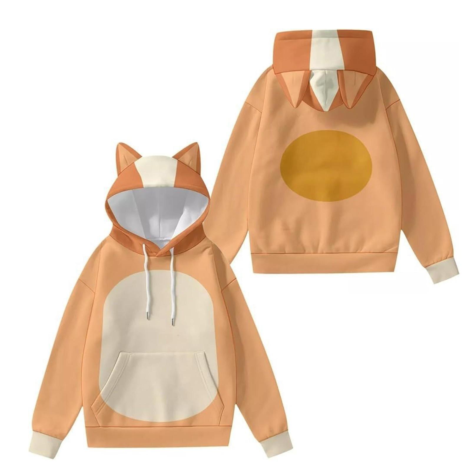 

Женская модная повседневная универсальная повседневная толстовка с капюшоном, повседневная толстовка с длинными рукавами и нашивками сверху XXXL оранжевый