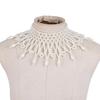 Elegant Layered Pearls Shoulder Necklace Choker for Women Proms Party Wedding Dresses Beaded Shawl Body Jewelry Collar