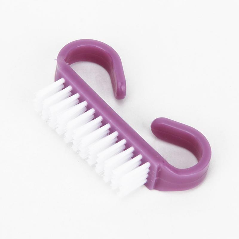 Top Cleaning Nail Brush Nail Art Plastic Soft Remove Dust Finger Care UV Gel Manicure Pedicure Tool Makeup Brushes Scrubbing