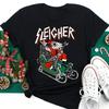 Ugly Christmas Sweater Sleigher Black Unisex  Shirt Unisex T-Shirt