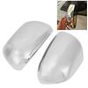 2 Pcs Car Door Mirror Cover ABS Auto Exterior Decorative Accessories Replacement for Sienna 2010‑2018
