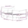 Solid Wood Bed Without Mattress 120 X 190 Cm Pine Wood