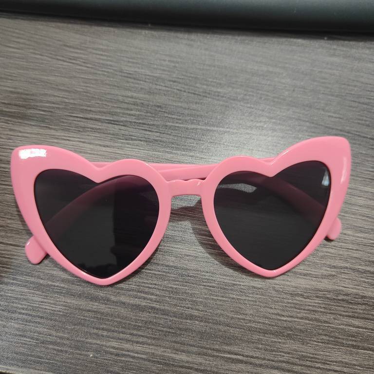 Love Women Sunglasses Cute Heart Sunglasses Trendy Big Peach Heart Sunglasses