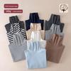 Children's Thick Combed Cotton High-Neck Base Layer Long Sleeve Top for Girls and Boys - Autumn/Winter Style