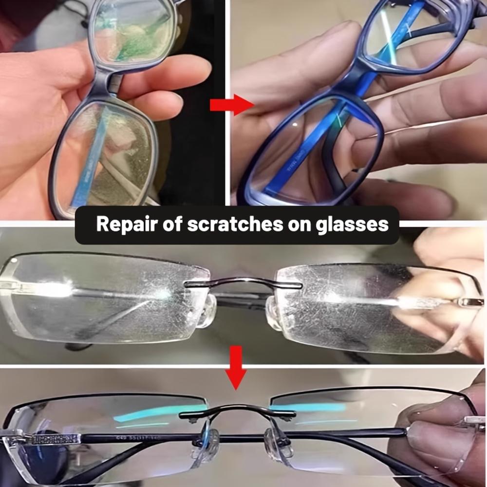 Miracle Glass Scratch Repair Kit - Suitable for Glass, Metal, Ceramic, Plastic, Acrylic, and More - Restores Scratches In Second