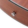 2Pcs Guitar Strap Lock Guitar Strap Button Set Metal Strap Lock Flat Mushroom Head for Acoustic Electric Guitar Ukulele