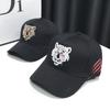 Unisex Cotton Tiger Embroidery Baseball Cap Men Women Hip Hop Hat Leisure Trucker Caps Outdoor Adjustable Snapback Hats Gorras