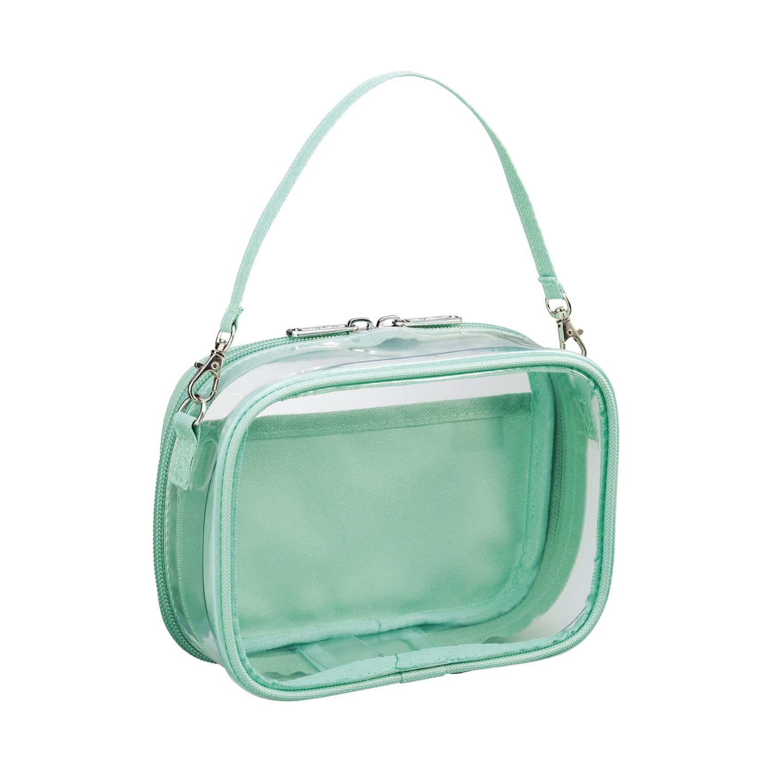 LIHIT LAB myfa Oshikatsu Plush Toy Decoration Box Pouch Mini Wide Mint Green A3309-19