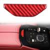 Red Carbon Fiber Center Storage Box Switch Sticker For BMW 5 Series G60 I5 2024+
