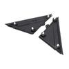 Pair of Door Mirror Flag Covers, 1SH17KX7AA Left and Right Door Mirror Flag Trim Decoration Black Replacement for Toyota 500 2012-2017