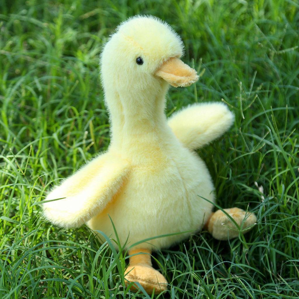 Cute White Duck Plush Toy With Pp Cotton Filling For Kids Gift And Bedroom Decor