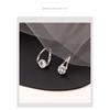 925 Sterling Silver Zircon Earrings for Women, Fashionable and Exquisite Trendy Earrings, Earrings, Light Luxury Korean Style Earrings