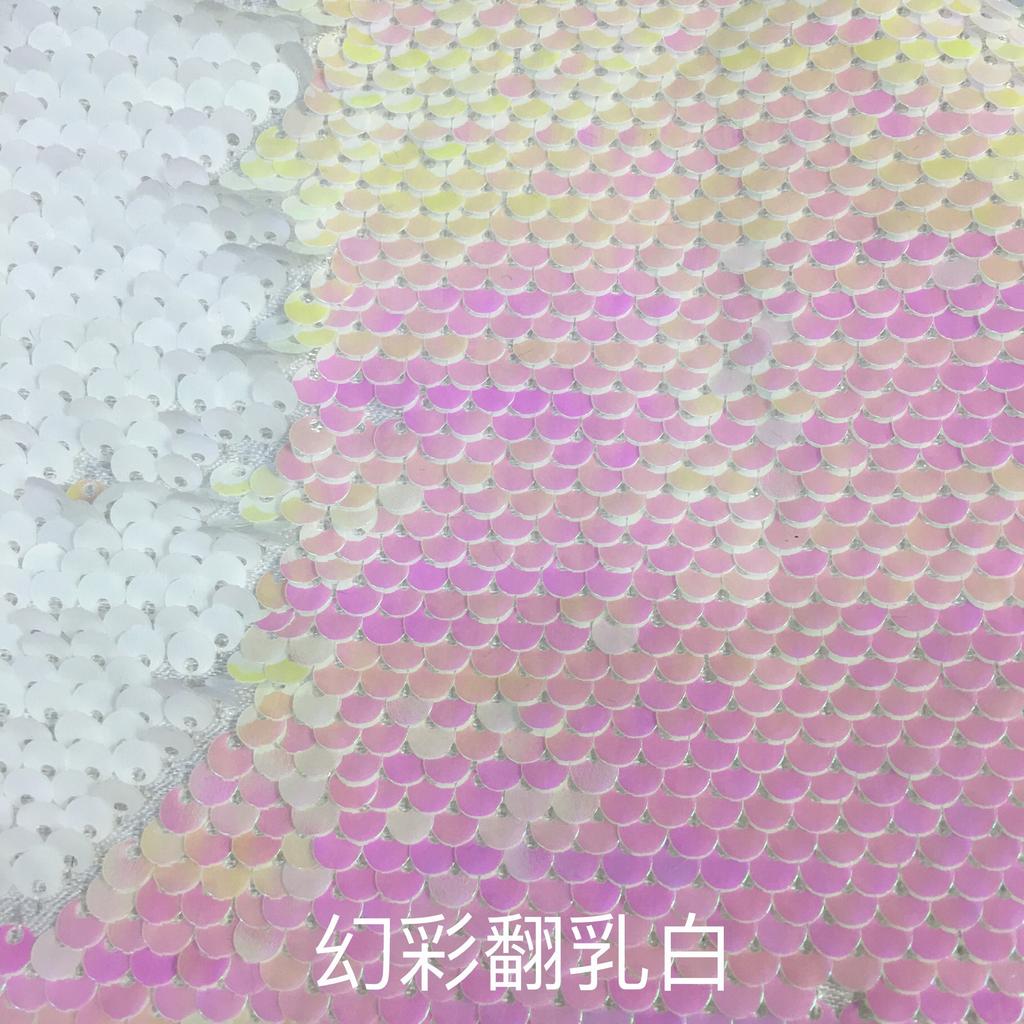 5mm Double-sided Flip-on Sequin Fabric for DIY Clothing, Bags ,background Wall Decoration of The Home